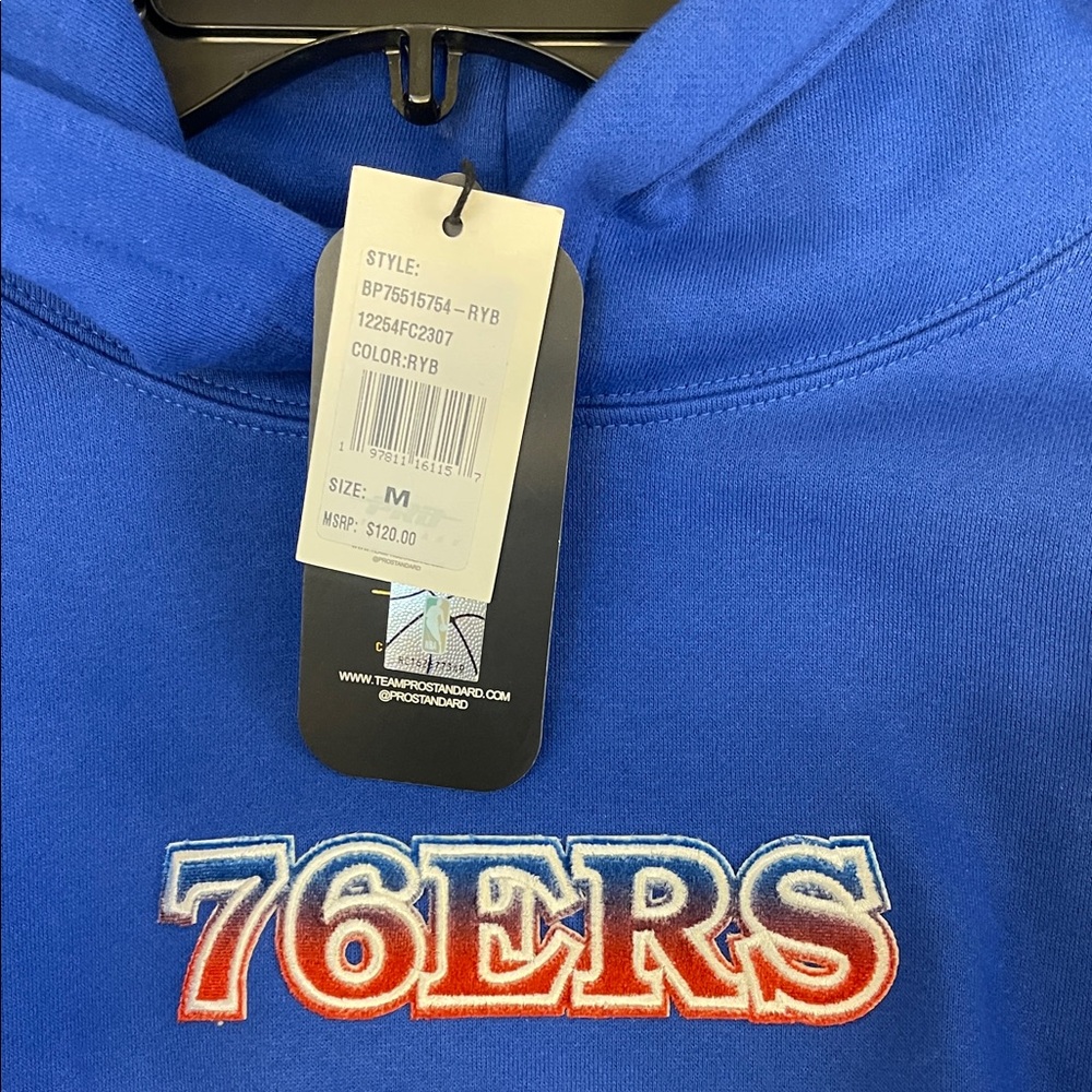 76ers Blue Hoodie
